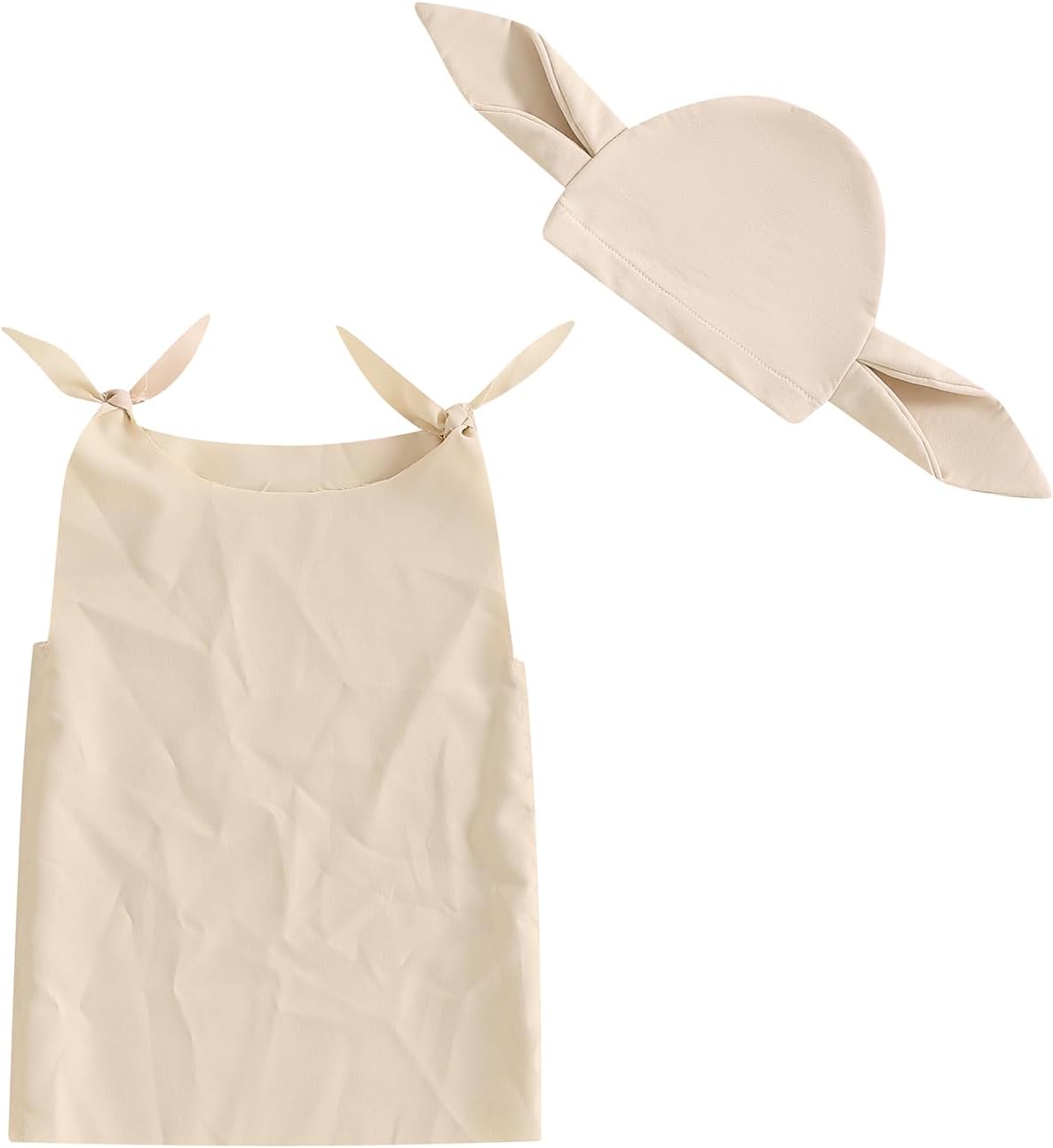 Baby Boy Girl Halloween Dobby Costume | Toddler Kids Ripped Vest Hat with Ear, Knot Vest 6 Month 12 Month 1t 2t 3t 4t