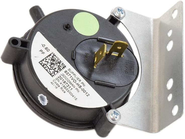 Goodman 20197311 Furnace Air Pressure Switch Genuine Original Equipment Manufacturer (OEM) Part