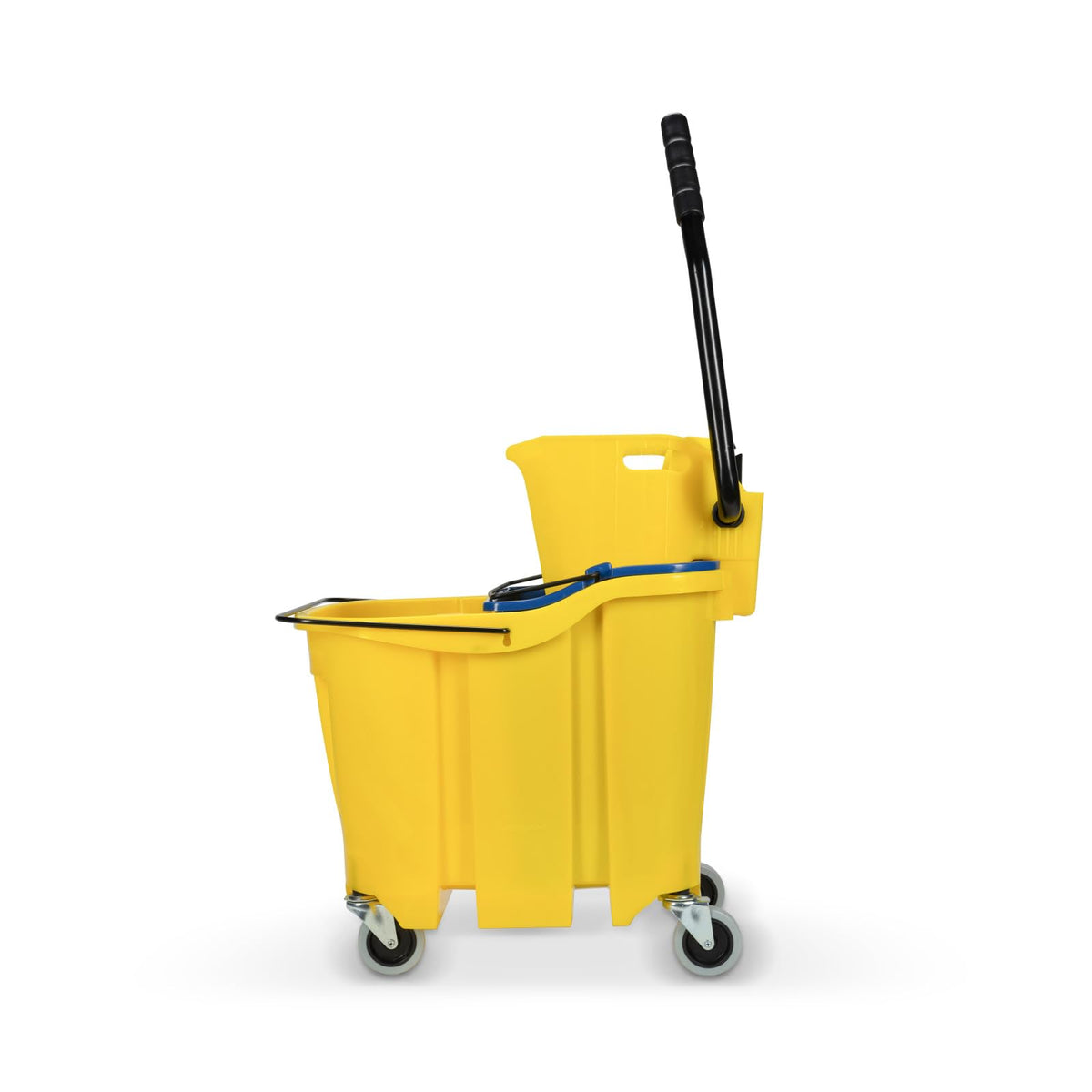 35 Qt Mop Bucket System with Wringer and Insert, Yellow