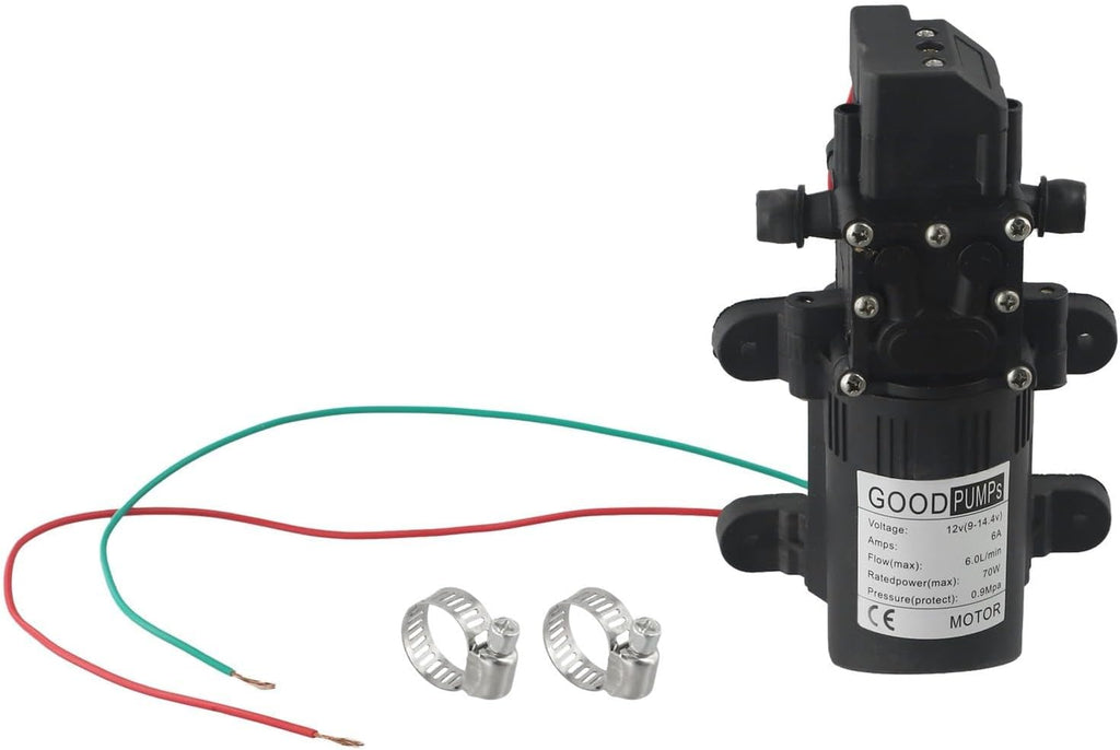 DC 12V Diaphragm Pump Adjustable Self Priming Sprayer Water Transfer Pump