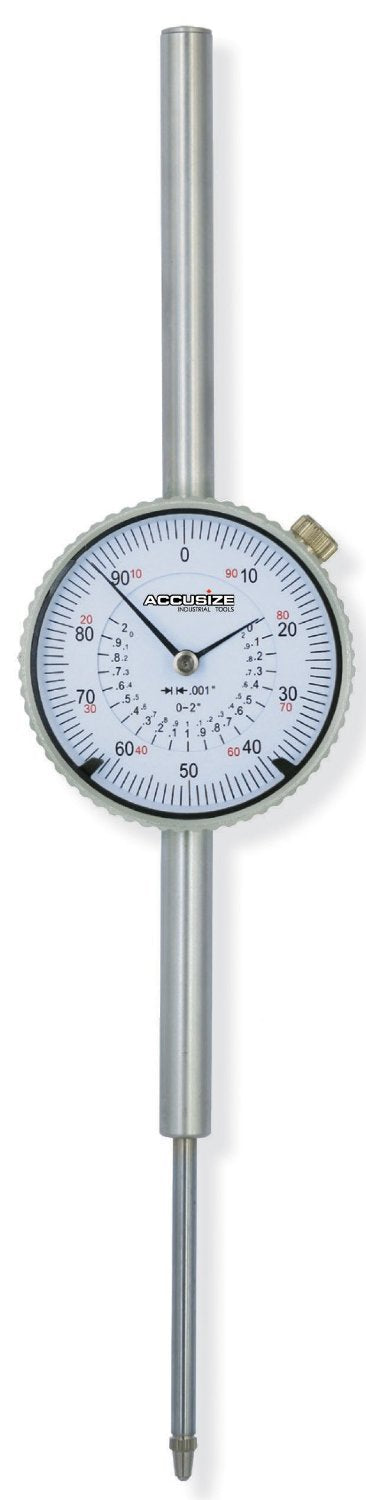Accusize AGD 2 Dial Indicator, 0-2in x 0.0005in, P900-S112