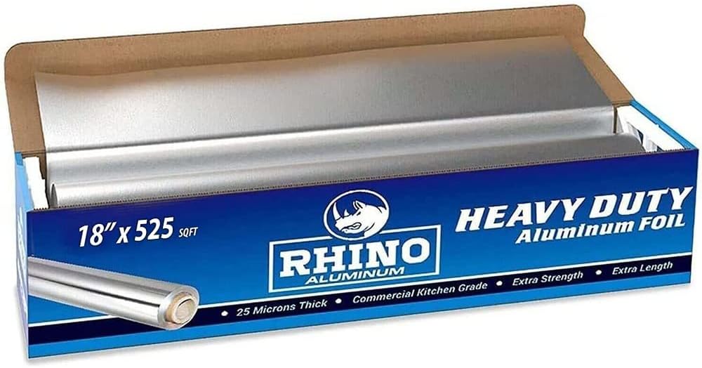 Heavy Duty Aluminum Foil, 18 in x 525 sf Roll, 1 Pack