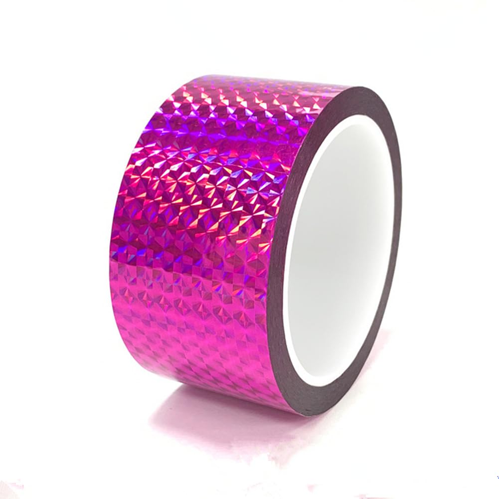 Self-Adhesive Holographic Reflective Tape Prism Tape Holographic Reflective Tape for Keep Birds Away, Craft Projects