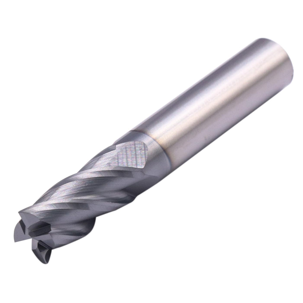 SEFHLI 4 Flute Solid Carbide Square End Mill Set(5Pcs, 7/16"), AlTiN Coated