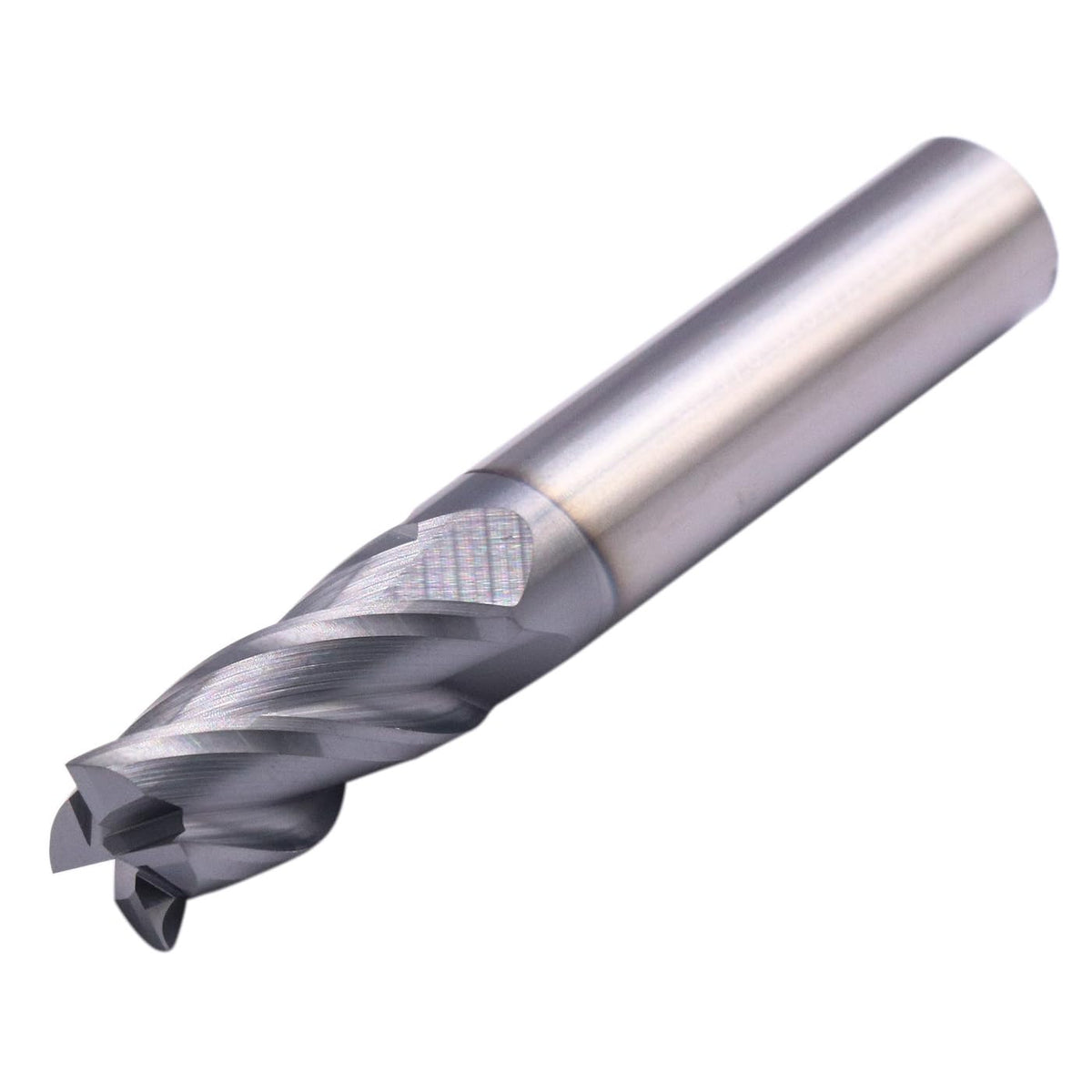 SEFHLI 4 Flute Solid Carbide Square End Mill Set(5Pcs, 7/16"), AlTiN Coated