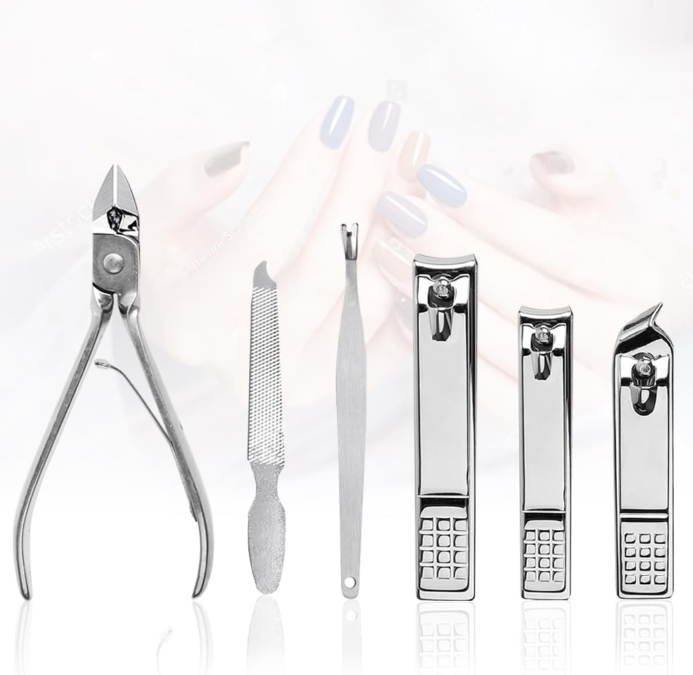Nail Clippers Set for Men and Womens Gift Manicure Set 18 Pieces Stainless Steel Manicure Kit,Nail Care Tools with