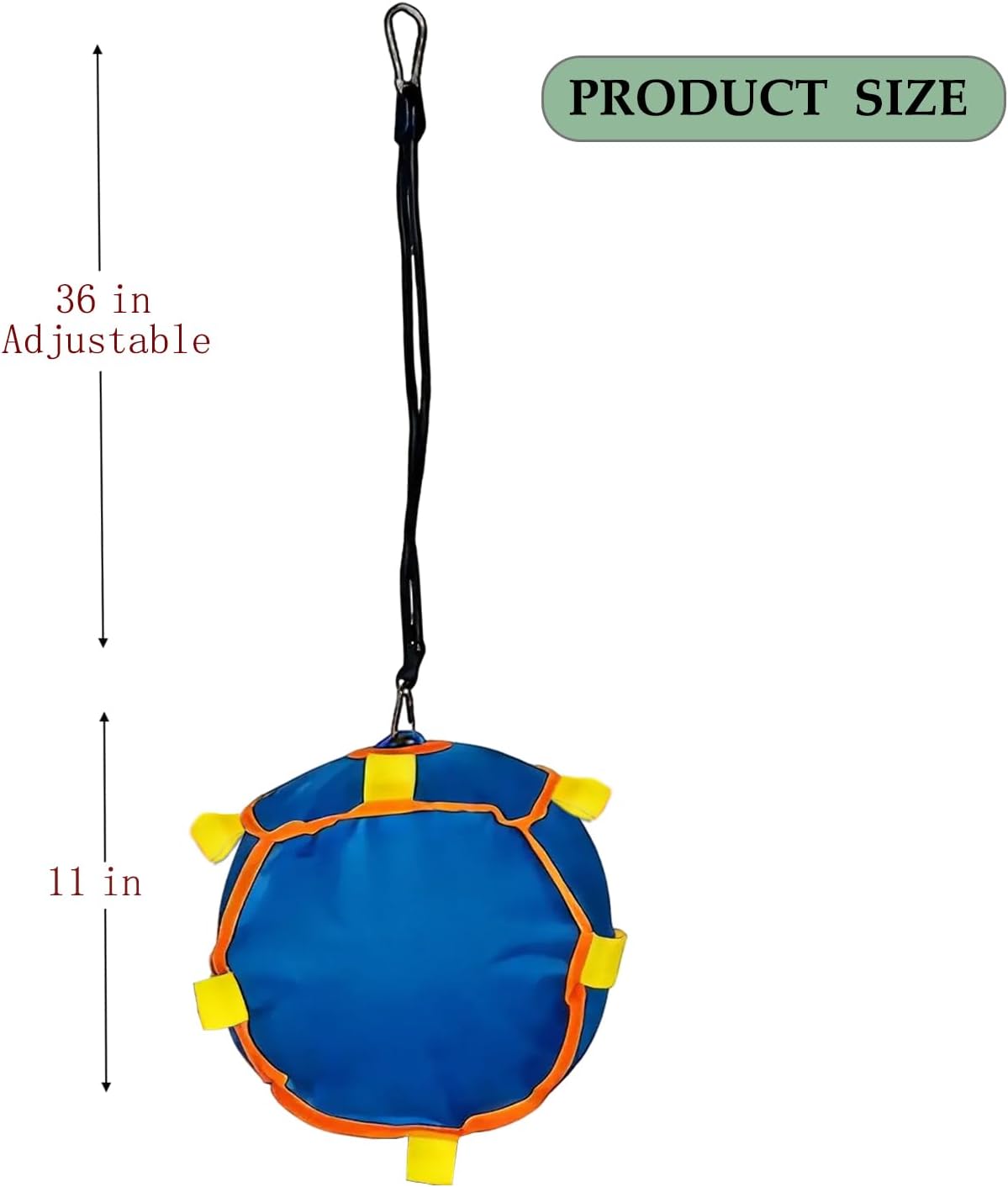 Horse Treat Ball | Carrot Feeder Toy for Boredom Relief & Play | Insert Carrots for Enrichment, Blue or Green Jolly