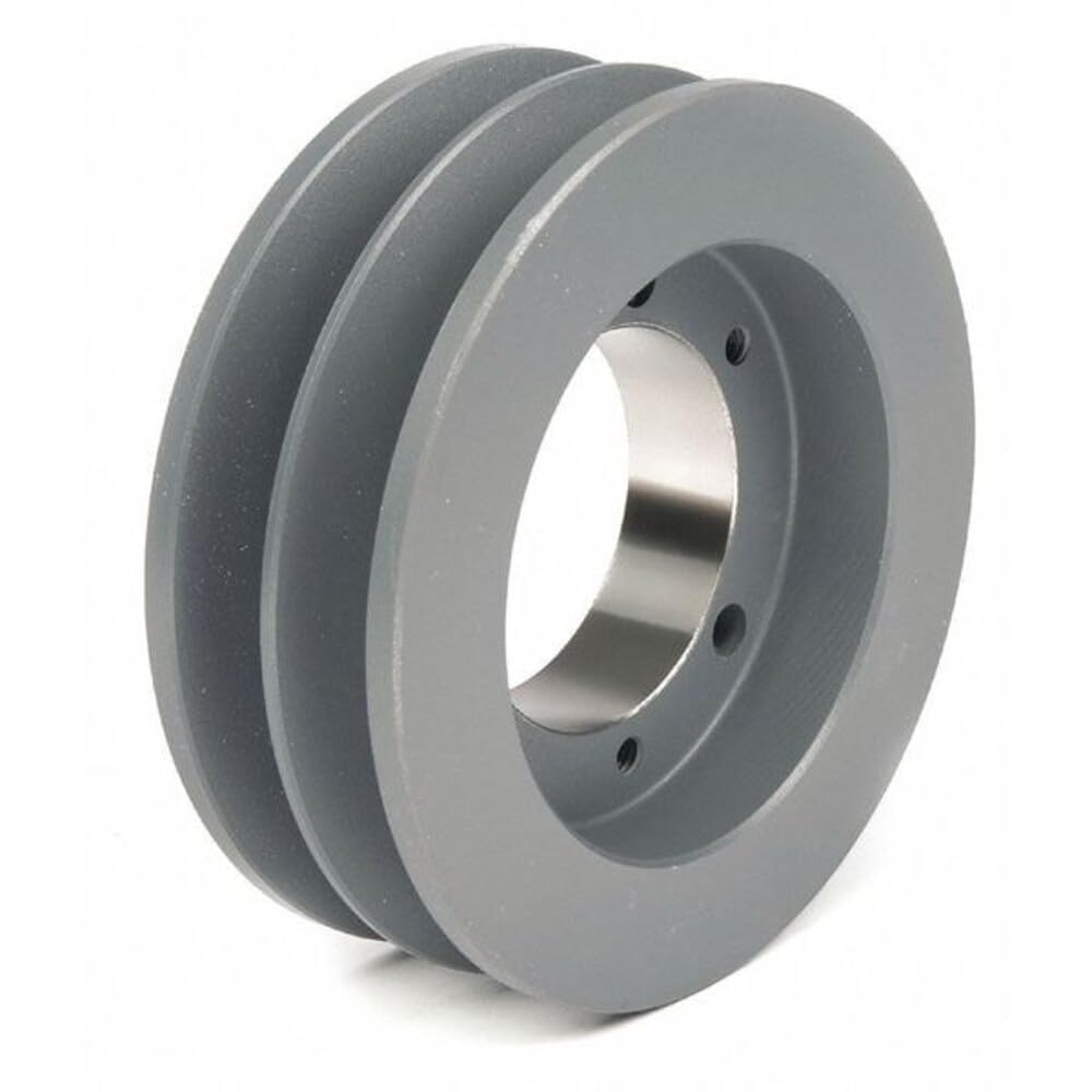 TB Woods 562B Classical V-Belt Sheave, B Belt Section, 2 Grooves, SDS Bushing required, Cast Iron, 5.95" OD