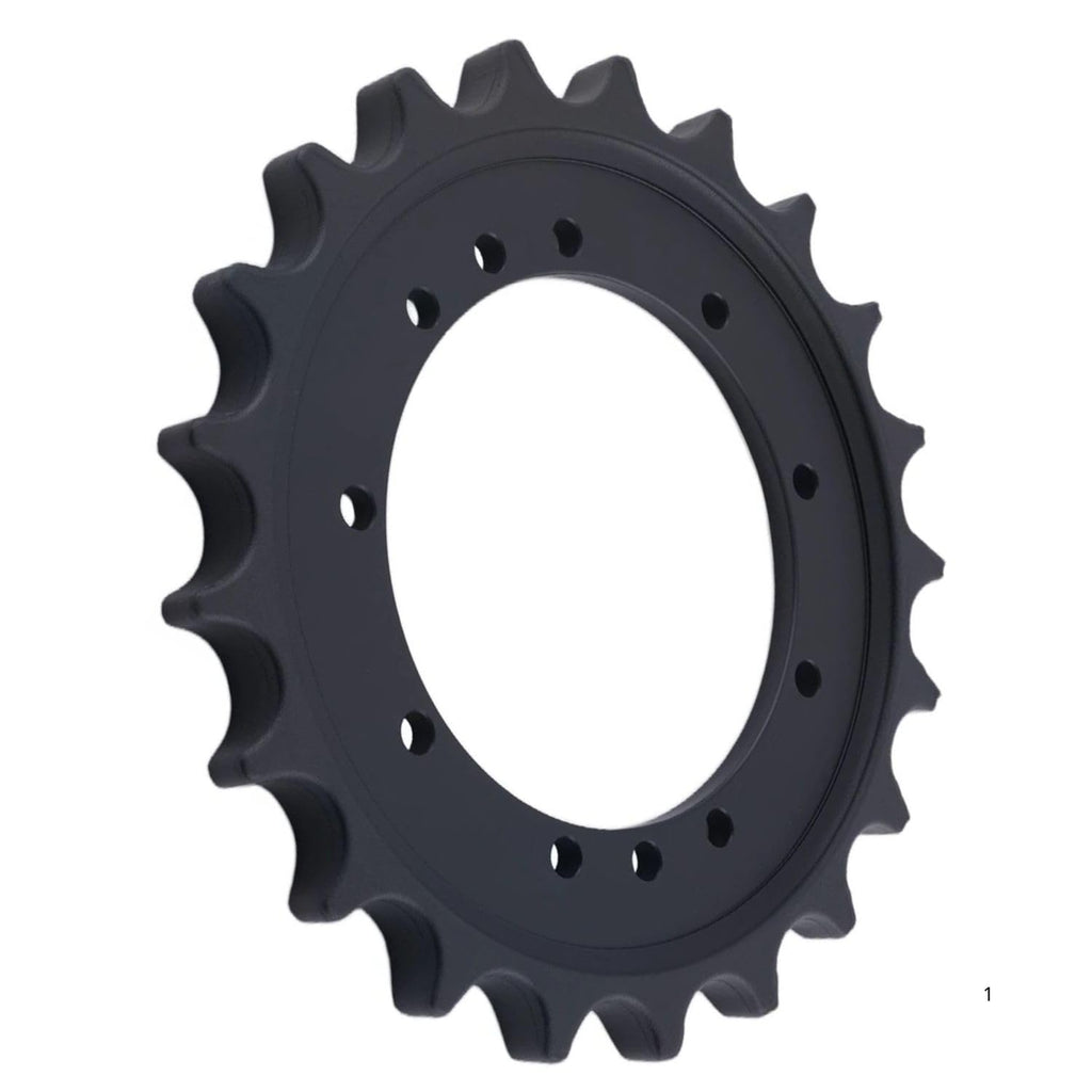 HESIEU 7199006 21 Teeth 11 Bolt Holes Sprocket Compatible with Bobcat Mini Excavator E25 E26 E27 E27Z E32 E32I E34 E35 E35I E35Z