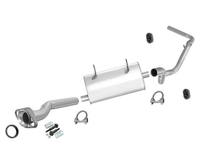 Muffler Tail Pipe Exhaust System Replacement Parts for Ford Ranger 2.3L 2.5L Engine Models With 112" Inch Wheelbase 1998 1999 2000 2001