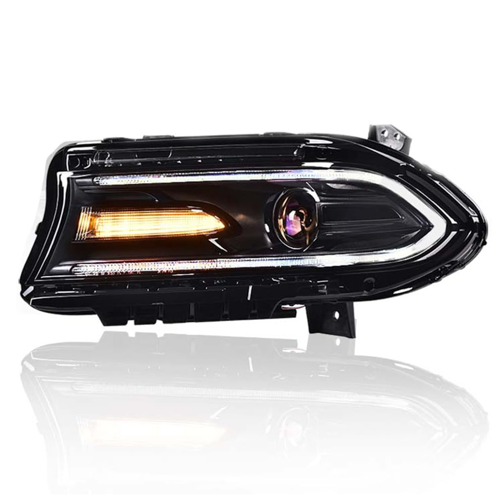 Left Driver Side Headlights Assembly Fit 2015-2021 Dodge Charger