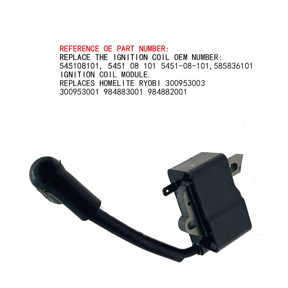 545108101 Handheld Blower Ignition Coil Module for Husqvarna 125B 125BX