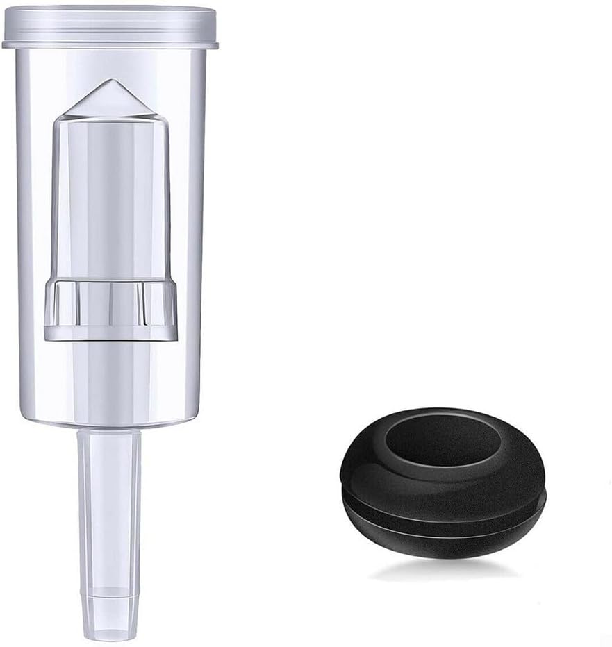 3-Piece Fermentation Airlock Set with Grommet for Beer Wine Making - S-Shaped Bubbler Homebrew Kit 12mm Hole