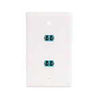 StarTech LC Fiber Keystone Coupler, Duplex UPC, LC to LC for Patch Panel