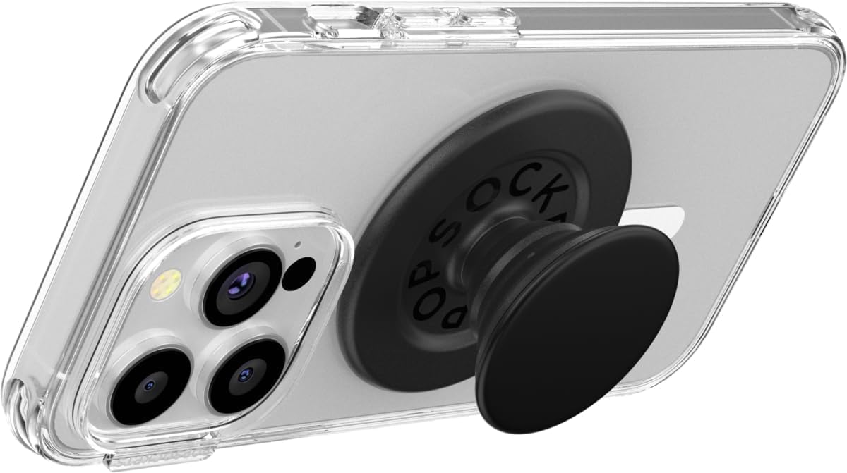 Phone Grip for MagSafe, Magnetic Holder, Phone Stand - Black