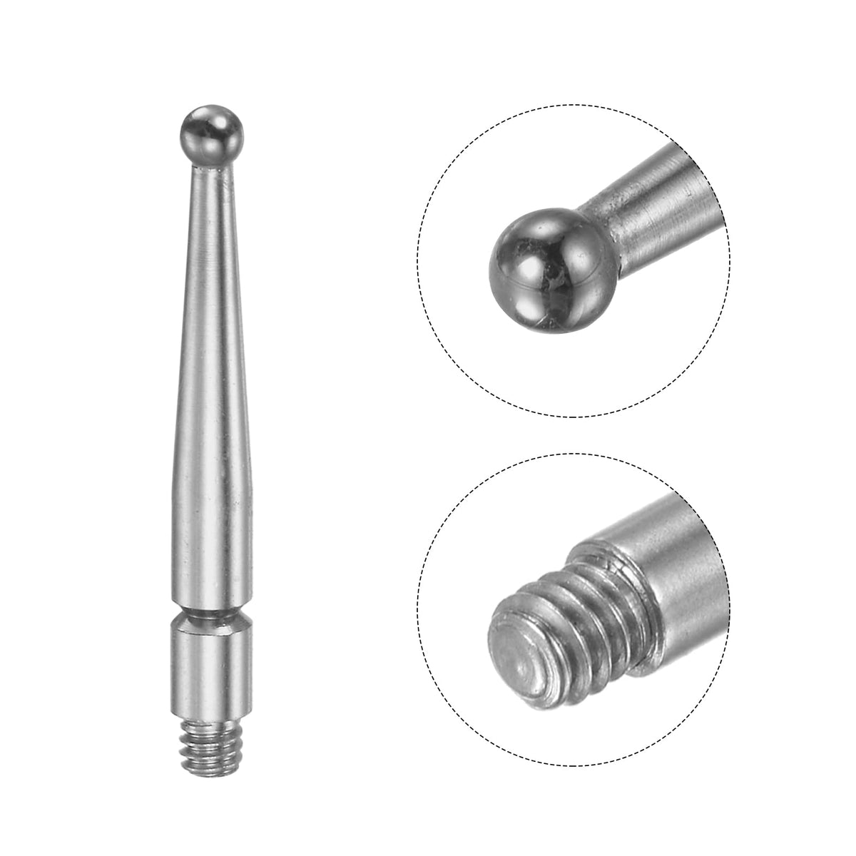 uxcell Contact Point for Dial Test Indicator 2mm Dia M2.0x0.4 Thread 0.82"L