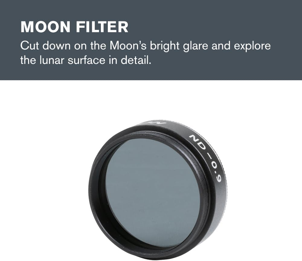 Eyepiece, Barlow & Filter Telescope Accessory Kit – 1.25" Barrel | 14 Essential Telescope Accessories, 5 Plossl