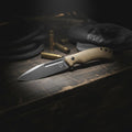 Kronos Maxhunter Fixed Knife – 1095 High Carbon Steel Full Tang Blade with Kydex Sheath | 4.72” Tactical Survival