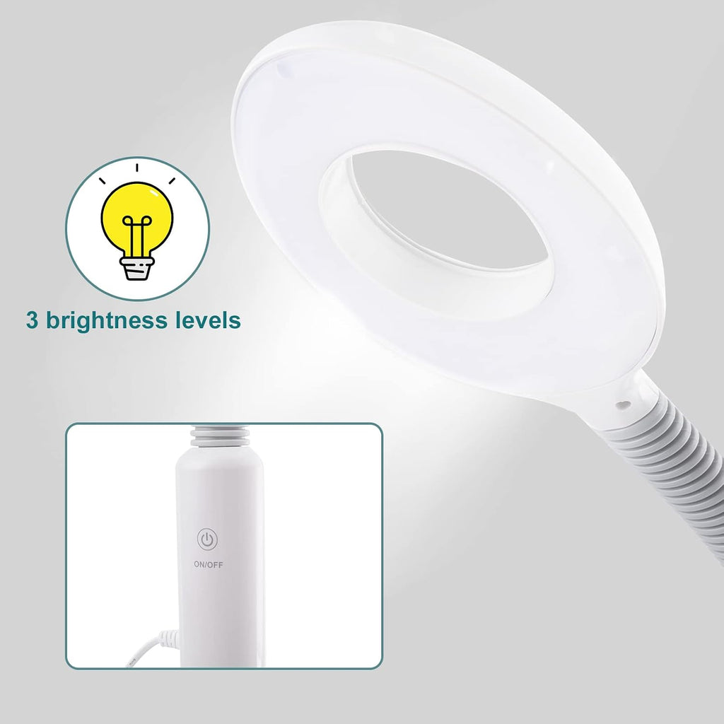 2 in 1 Professional Facial Steamer with 5X Lamp and Touch Screen | Professional Esthetician Steamer Humidifier for