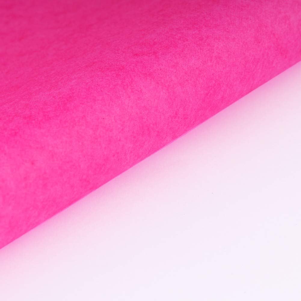 100 Sheets Hot Pink Tissue Paper Bulk, 20x15 Inches Double Sided Color Wrapping Tissue Paper for Gift Wrap Bags