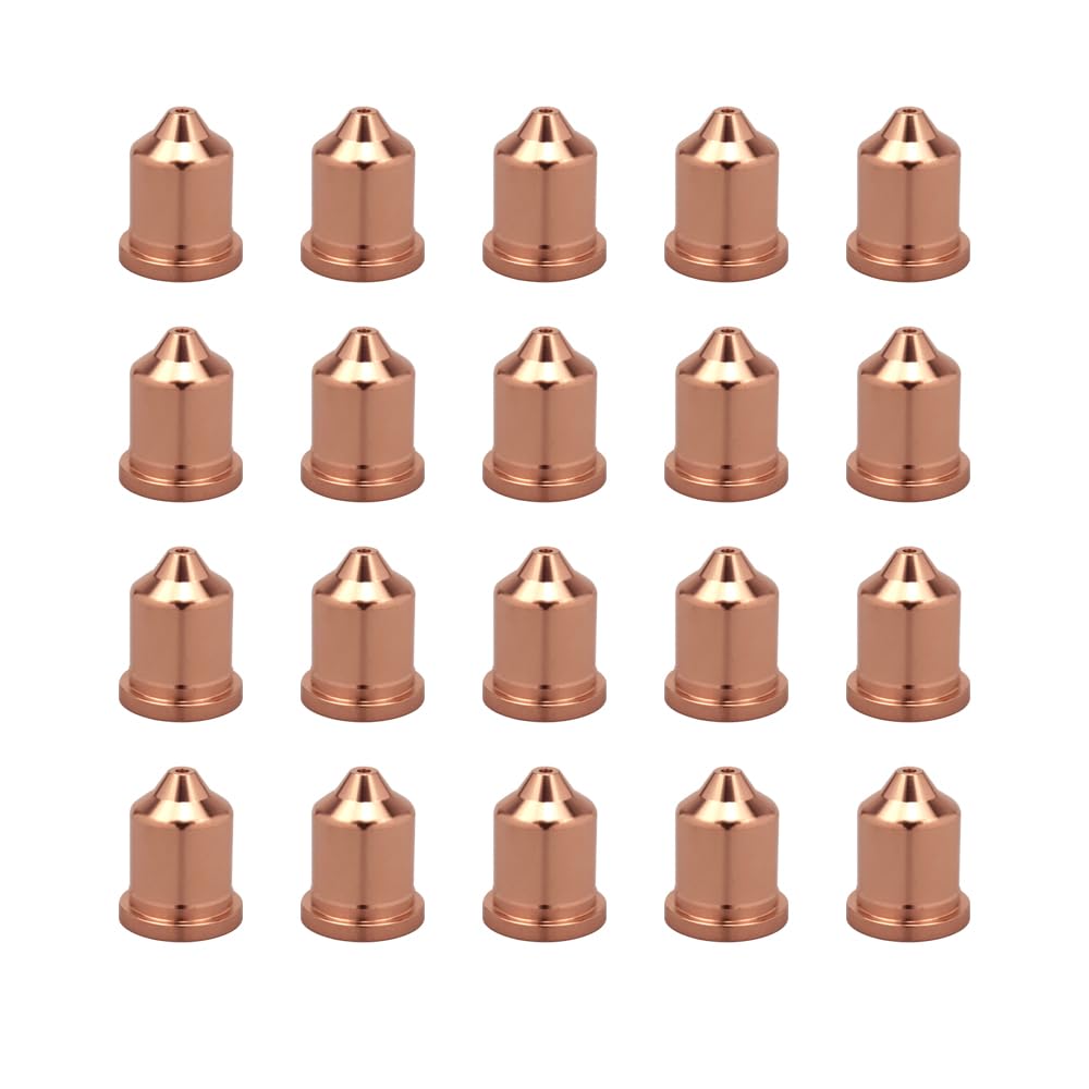 ACCEPTIN 20pcs 220816 Nozzles Tips Fit 85 105 Plasma Consumables Cutting Torch
