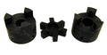 1" to 1-1/8" L100 Flexible 3-Piece L-Jaw Coupling Coupler Set & Rubber Spider