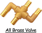 Uenede Solid Brass 5/8 Inch Heater Control Valve, 1PCS