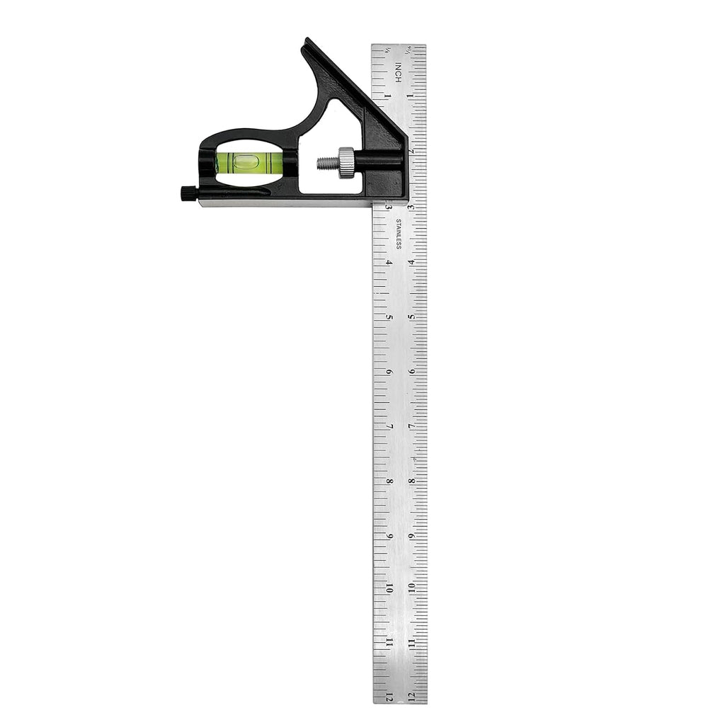 12" Combination Square Ruler