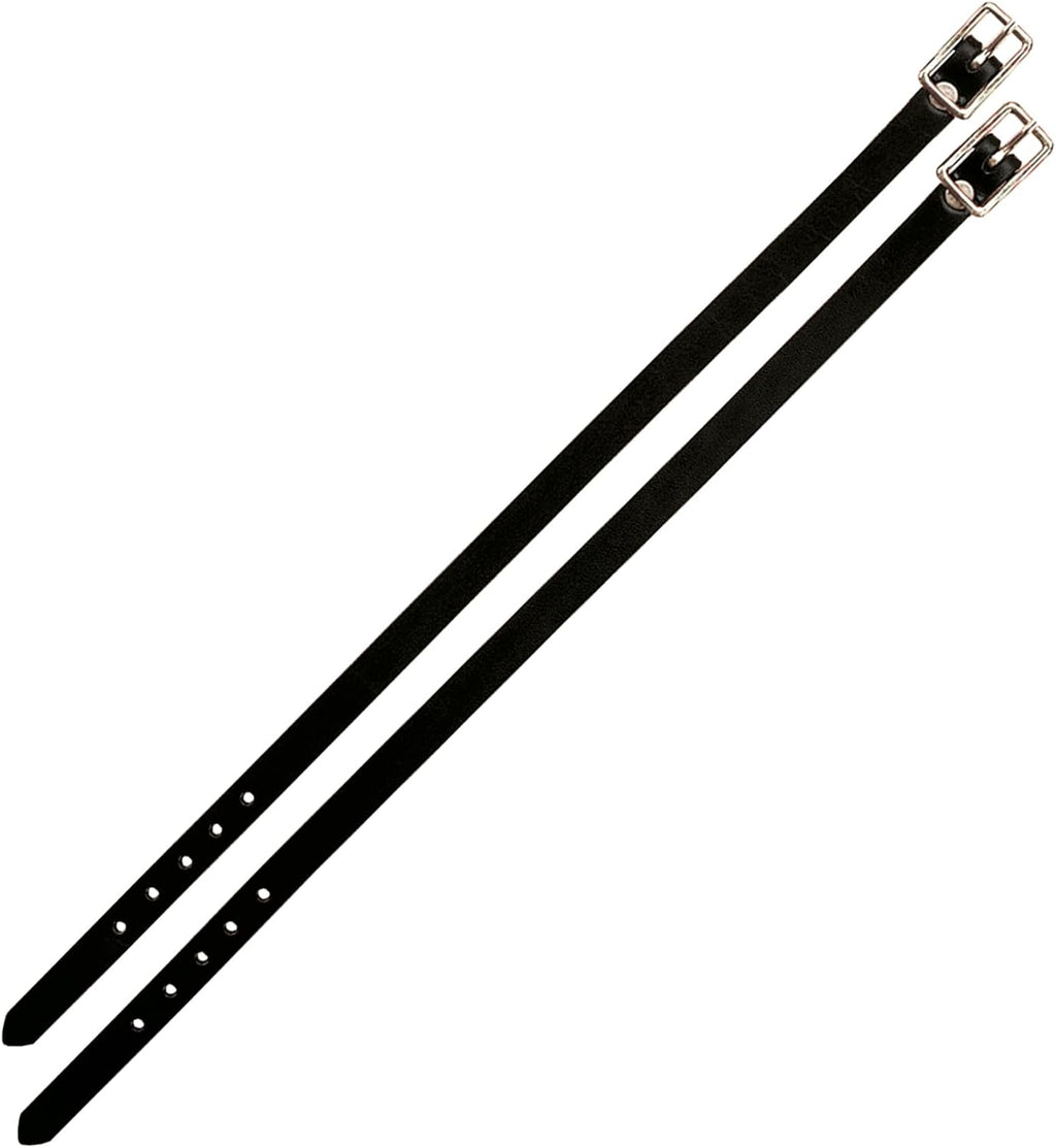 Bridle Leather English Spur Straps, Adjustable, 19"