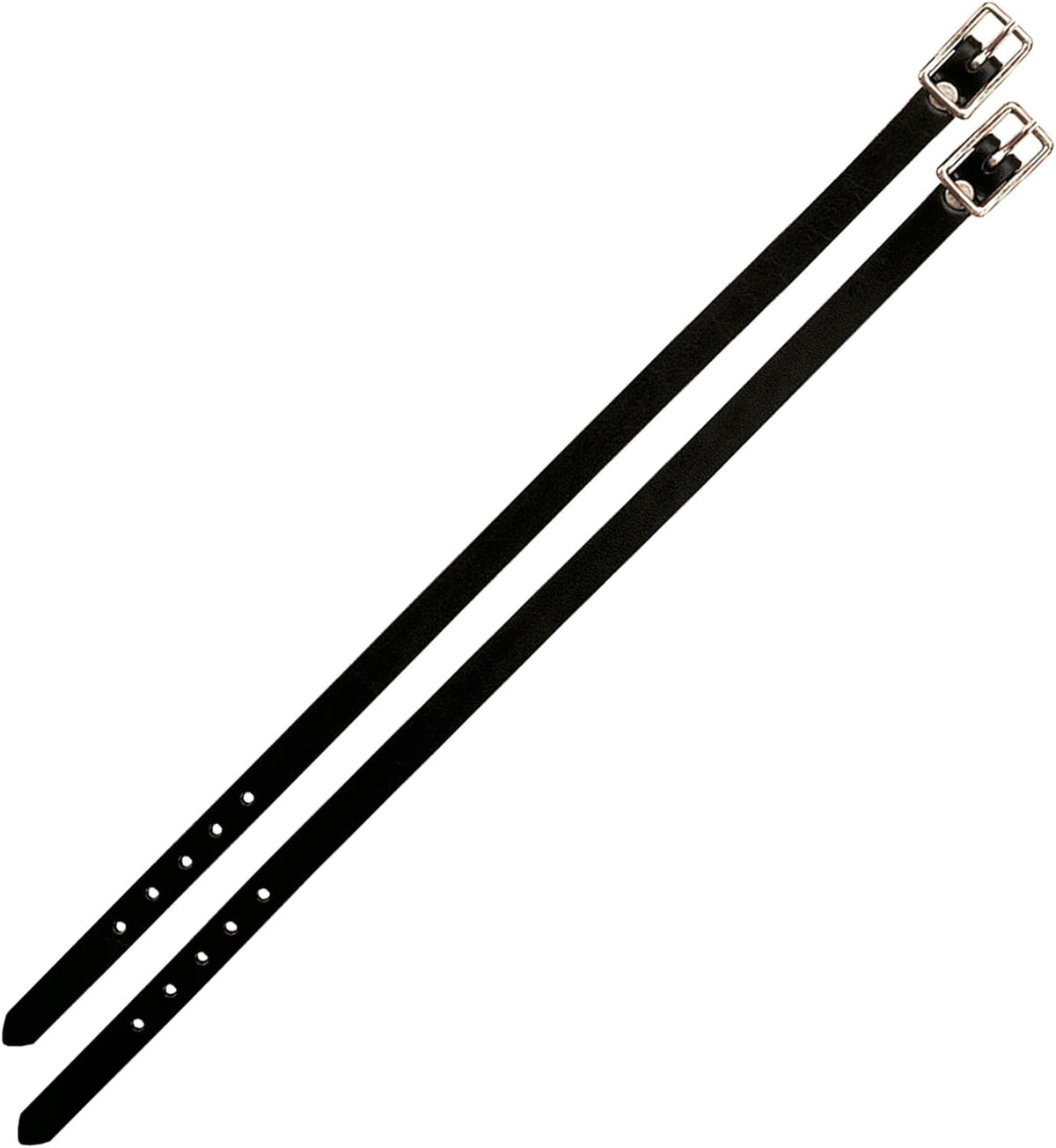 Bridle Leather English Spur Straps, Adjustable, 19"