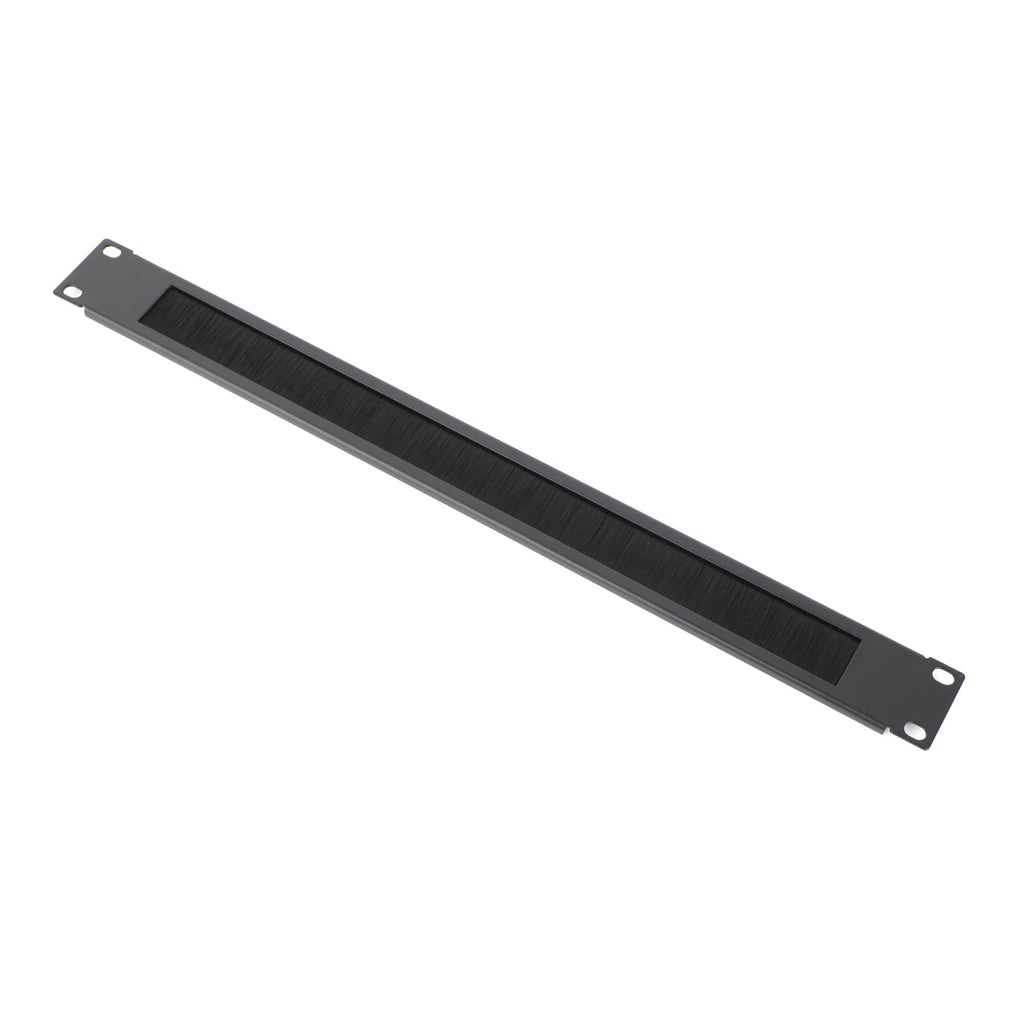 1U Brush Panel 2-Pack, Rack Mount Blanking Plate