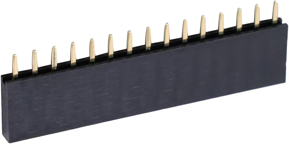 Female PCB Header 40Pcs 15Way 2.54mm Pitch Connector