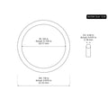 25 PK AS-018 Viton O-Ring, 75A 3/4" ID, 7/8" OD, 1/16" Width, Brown