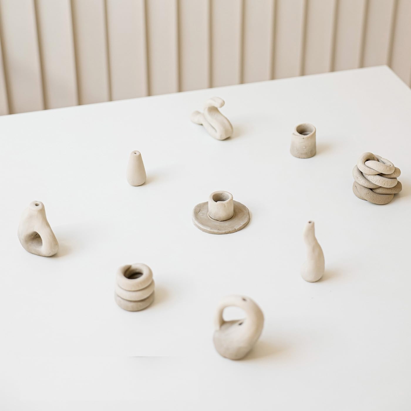 Oven Bake Polymer Clay White, Non Toxic 4.4Lbs with Pottery Tools & Paint Brushes Great for Modeling, Sculpting