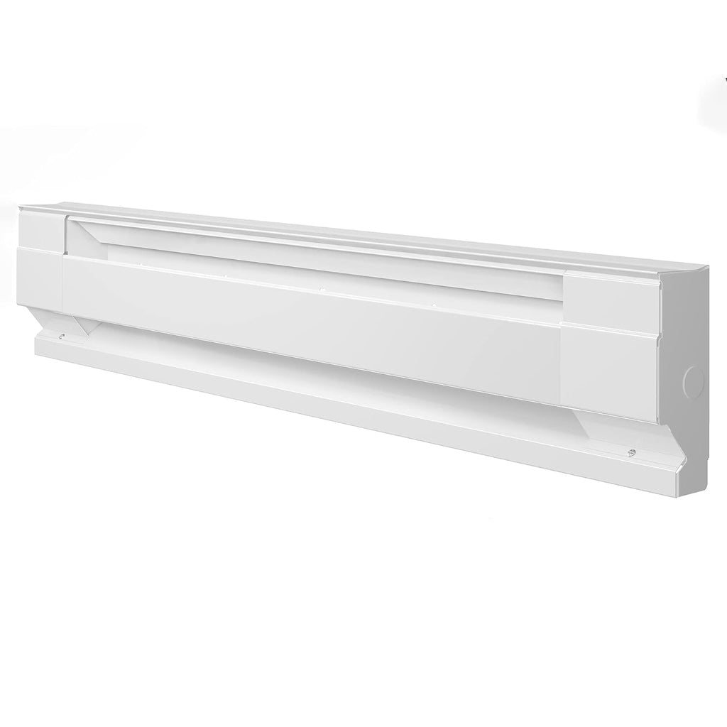 F Series 36" Electric Baseboard Heater (Model: 3F750W, Part: 09952), 2560/1925 BTU, 240/208 Volt, 750/563 Watt, White