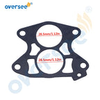 OVERSEE 688-12414 Thermostat Gasket for Yamaha Outboard Motor 2T 60hp 75hp 85hp 90hp Parsun Hidea,Seapro,HDX 688-12414-A1;688-12414-00
