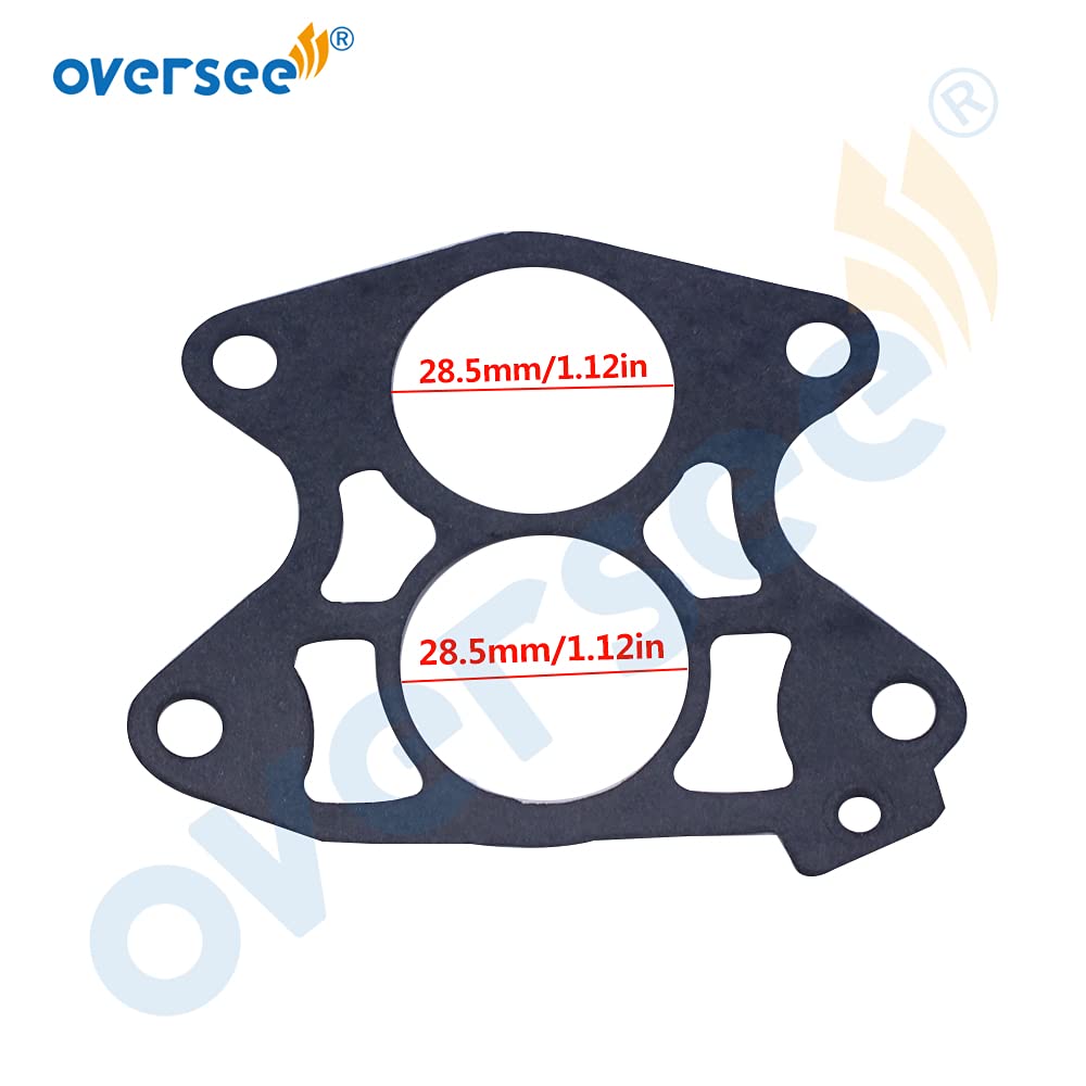 OVERSEE 688-12414 Thermostat Gasket for Yamaha Outboard Motor 2T 60hp 75hp 85hp 90hp Parsun Hidea,Seapro,HDX 688-12414-A1;688-12414-00