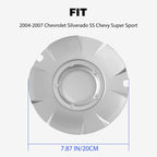 9 Silver Wheel Hub Center Caps Fit for Chevy Silverado SS