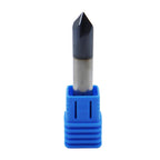 3/8in Solid Carbide End Mill, Chamfer Mill-Double End, 2 Flute