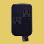 SINKINGDOM SinkTop Air Switch Kit with Mtte Black Long Button(Brass Cover) for Garbage Disposal