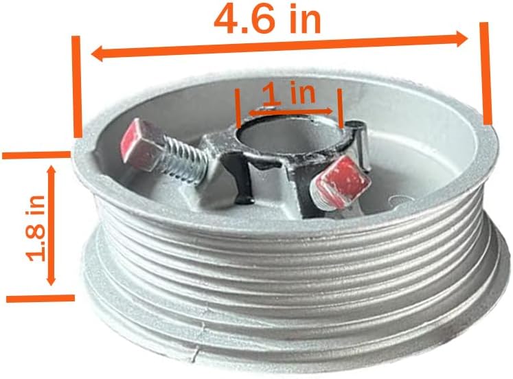 Garage Door Cable Drums Replacement for up to 8 Feet High Doors 400-8 - One Pair (Left and Right)