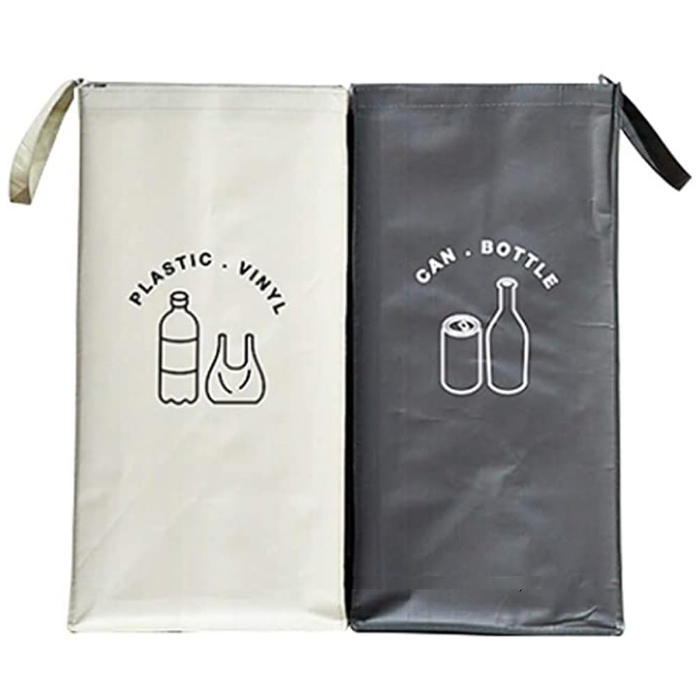 Separate Recycling Waste Bin Bags for Kitchen Home Recycle Garbage Trash Sorting Bins Organizer Waterproof Baskets