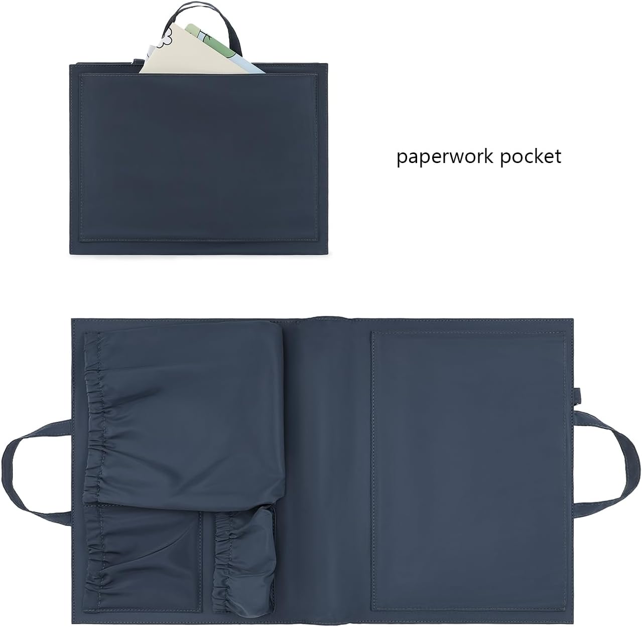 Removable Organizer Insert with Insulated Pocket,Updated Diaper Bag with 11 Total Pockets&Changing Pad, Handbag Tote
