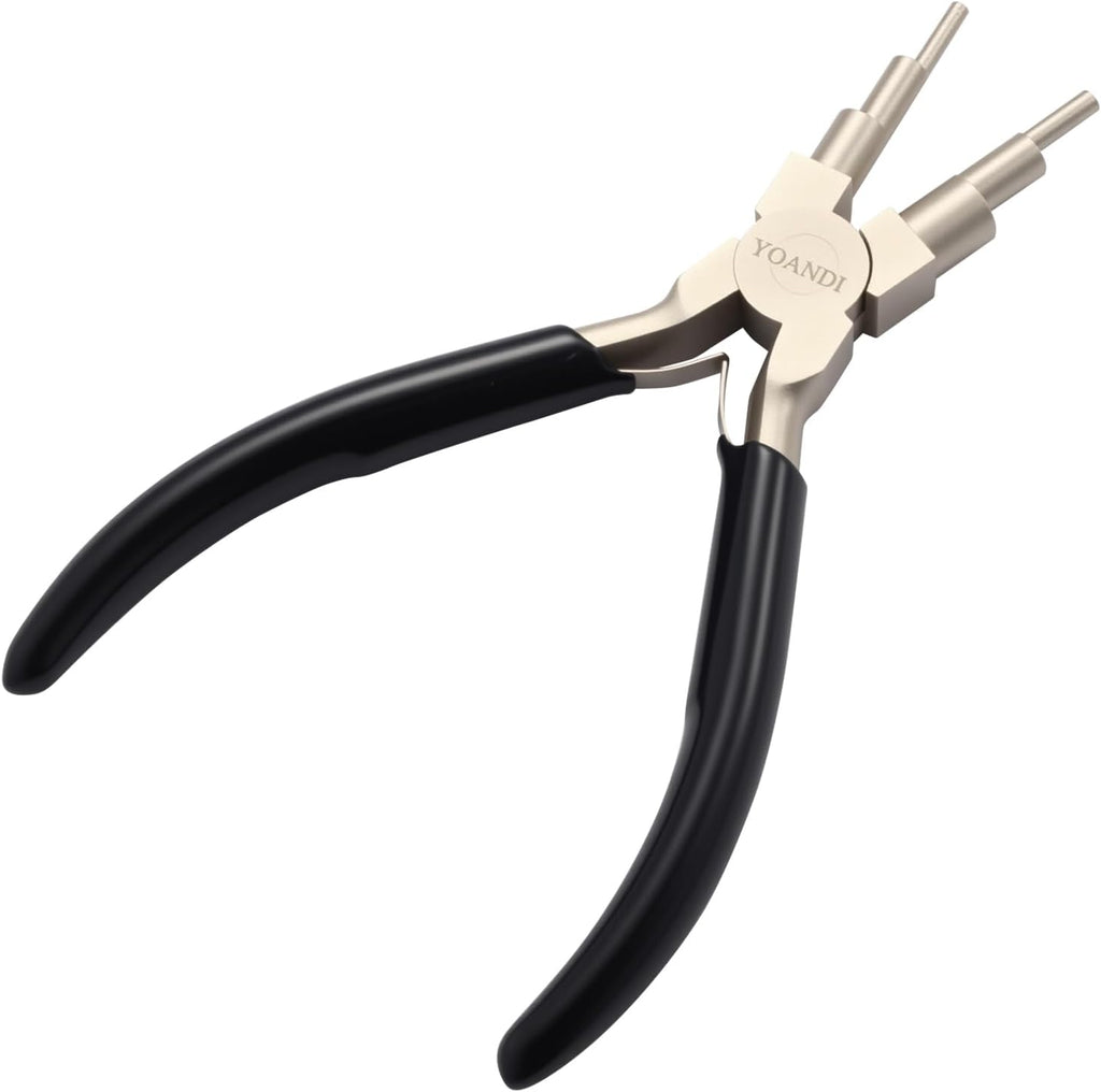 2-in-1 Jewelry Pliers & Wire Looping Tool | High-Carbon Steel, Bail Making Pliers, 2-9mm Adjustable Jaws