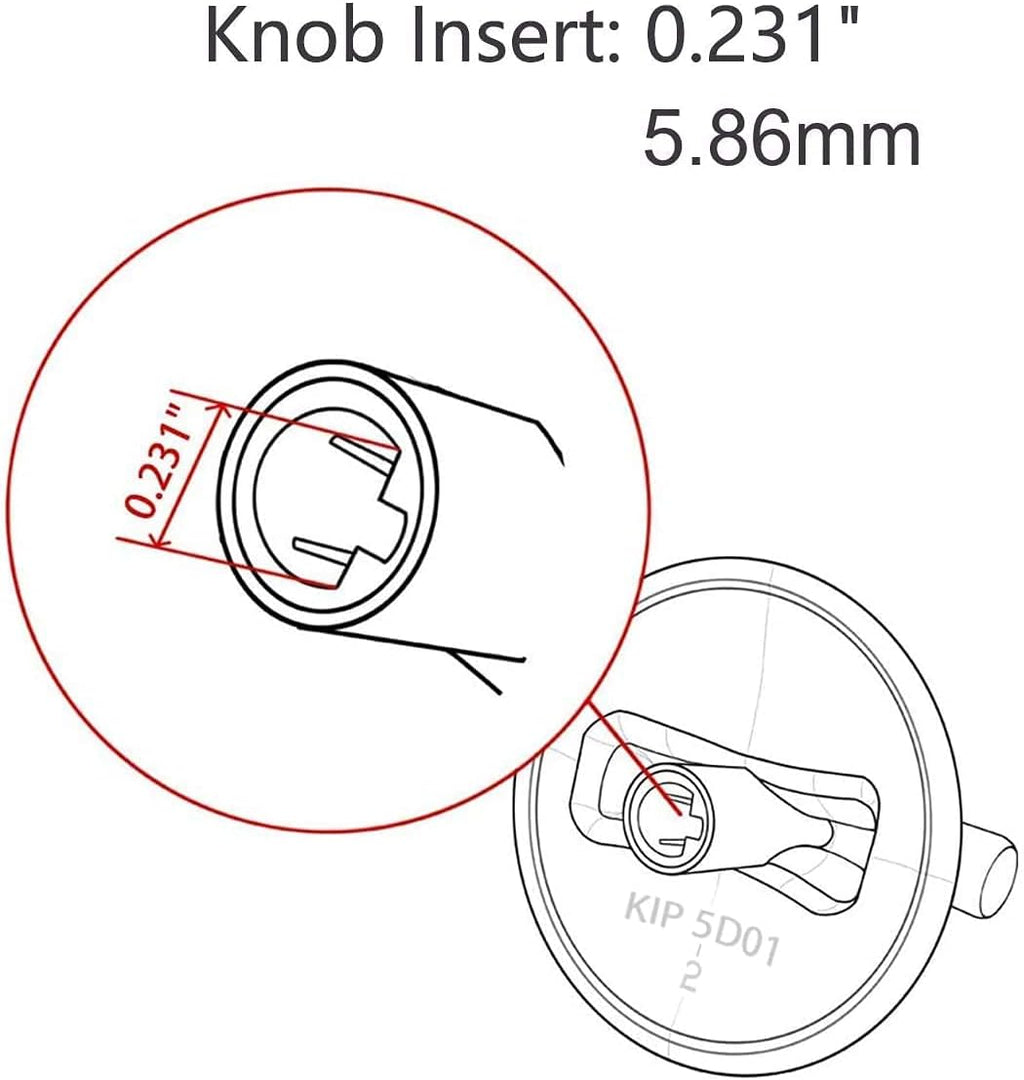 AP5668987 PS2375871 7733P410-60, Surface Burner Knobs Chrome Plated Plastic Ring with Nonslip Grip, Replacement Knobs, Control Knobs, Compatible with Maytag, Magic Chef, Jenn Air,etc (4 pack)