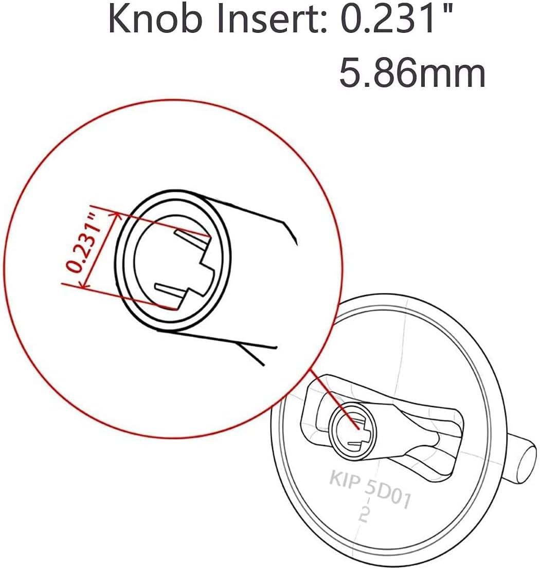 AP5668987 PS2375871 7733P410-60, Surface Burner Knobs Chrome Plated Plastic Ring with Nonslip Grip, Replacement Knobs, Control Knobs, Compatible with Maytag, Magic Chef, Jenn Air,etc (4 pack)