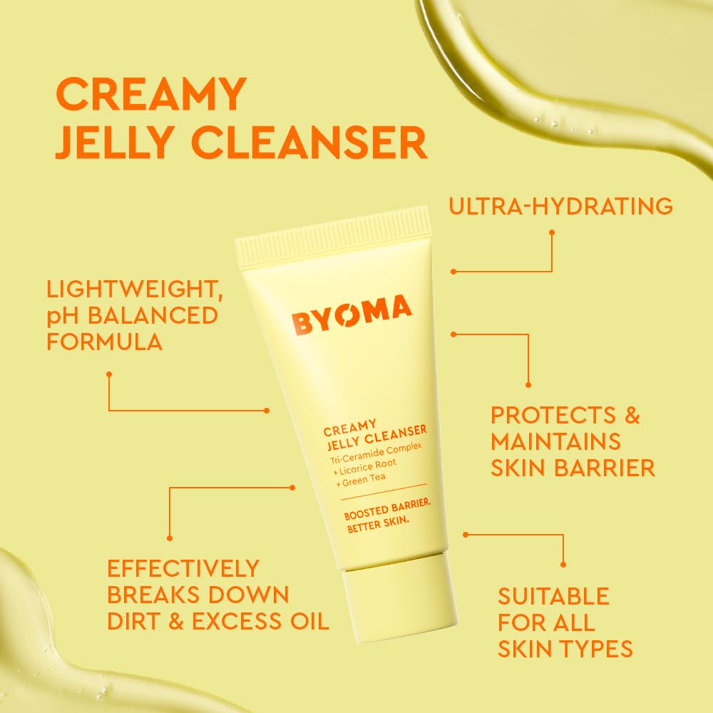 So Hydrating Set - Barrier Repair Skincare Set - Creamy Jelly Cleanser, Hydrating Face Serum & Ceramide Face