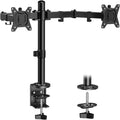 Dual Monitor Stand, Heavy Duty Adjustable Monitor Desk Mount for 2 Screens up to 32 Inches, Fully Adjustable Height