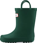 Kid Rain Boots Toddler Rubber Waterproof Boot Boy Girl with Handle | Pull on, Slip Resistant