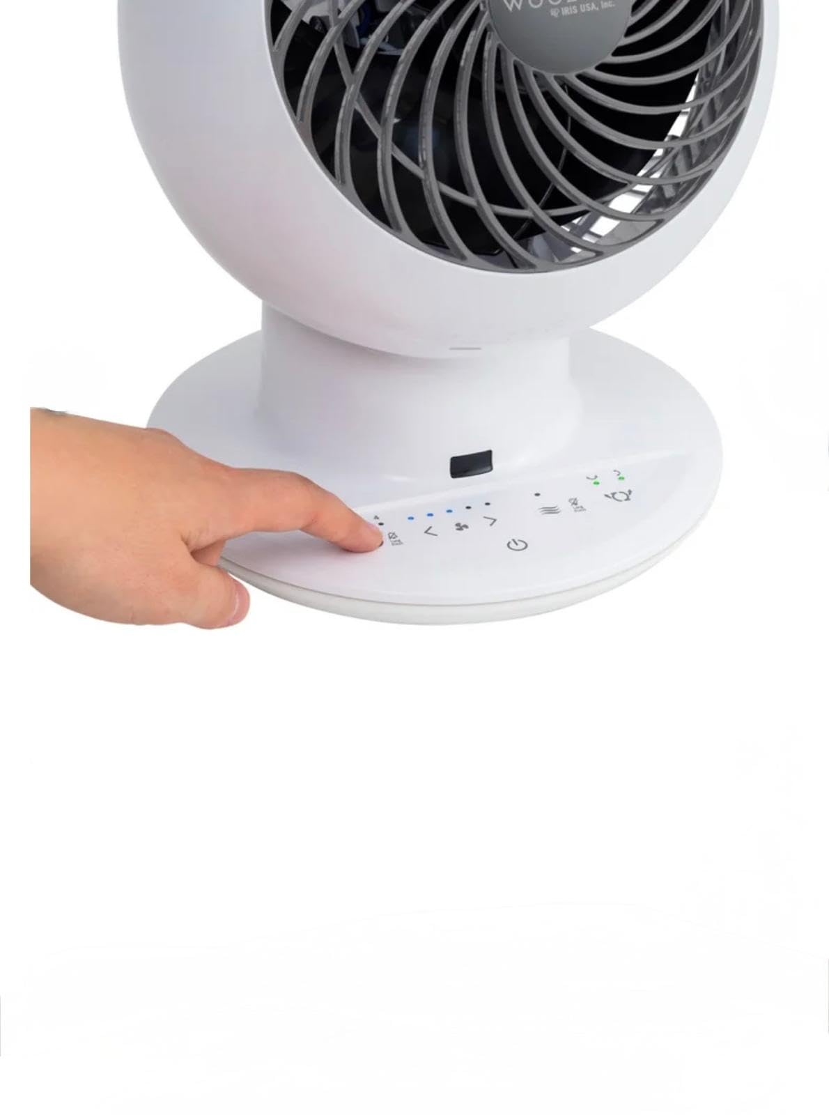 Air Circulator Fan with Remote, Oscillating, 5 Speeds, 82ft Max Air Distance